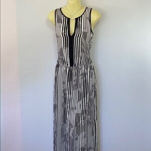 White House Black Market Panel Maxi Dress 4 EUC